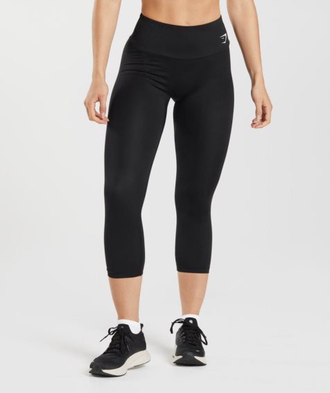 Women's Gymshark Training 7/8 Leggings Black | NZ 5EVYCZ